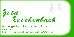 zita reichenbach business card